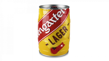 Lager hell 5 Liter Partyfass