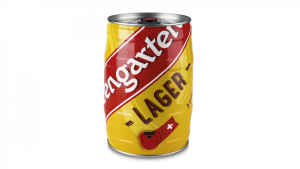 Lager hell 5 Liter Partyfass