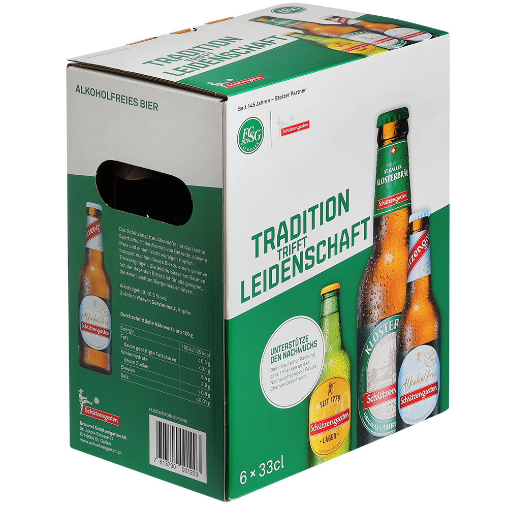 FCSG Bierbox 6x33 cl